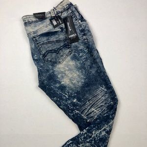 Distressed/bleached jeans NWT